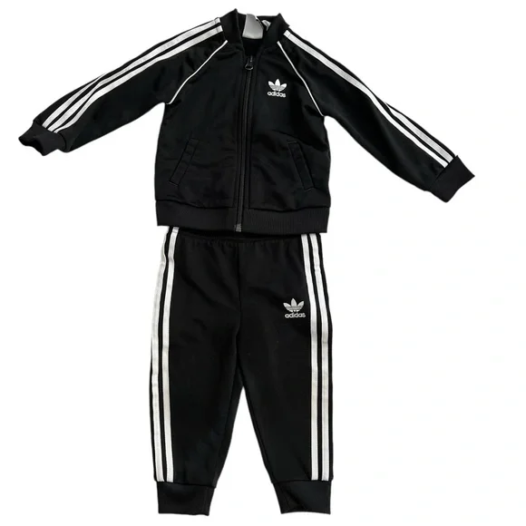 adidas gazelle silver green womens Adidas Superstar Infants Track Suit Black/White – Sports Plaza NY main image 0